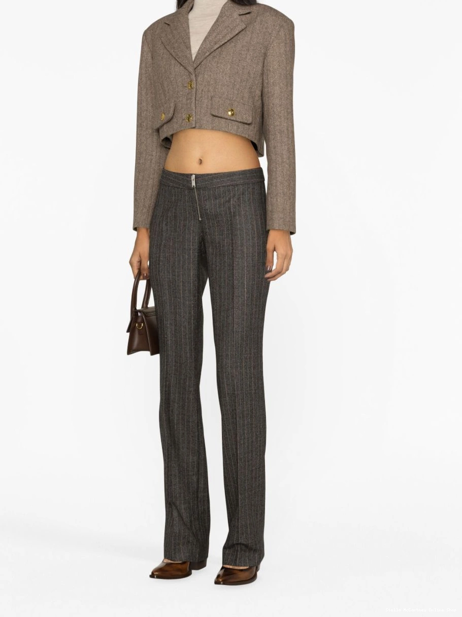 Cheap Stella trousers Women low-rise McCartney wool 0719